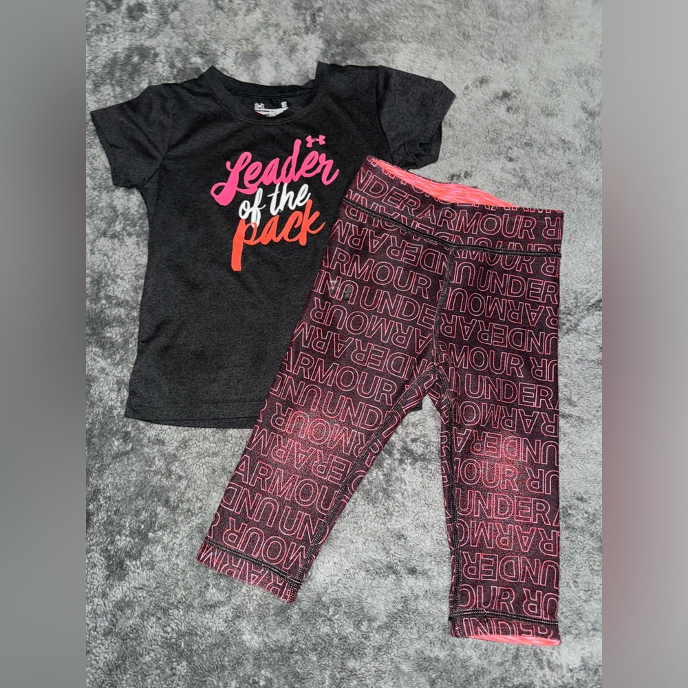 3T girls Under Armour set